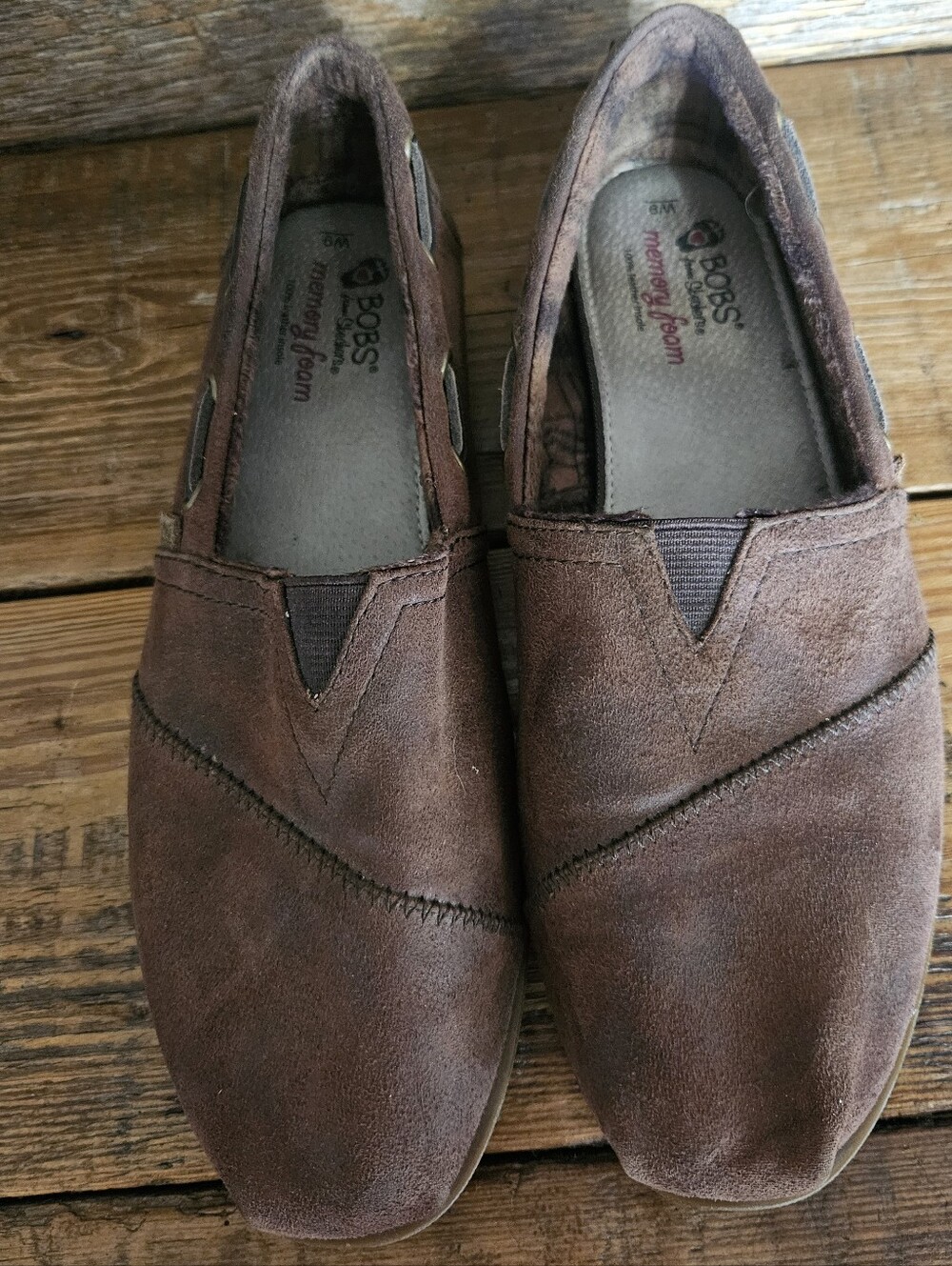 BOBS from Skechers Women's Brown Slip-On Loafers